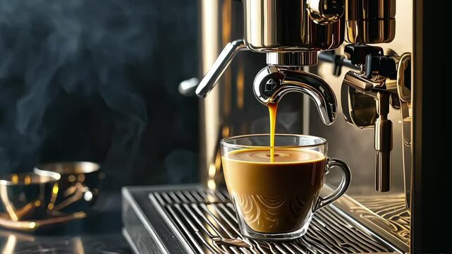 AI-Generated Luxury Coffee Maker Ad - Cinematic Beverage Product Video