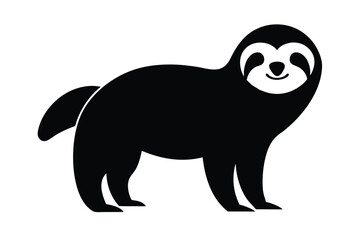 Obraz premium Sloth silhouette vectot art illustration