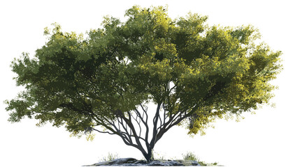 Cutout vector tree shapes, perennial forestry, png tree silhouette, isolated plant design, green nature graphic, tree shape vector, forest cutout, botanical png elements