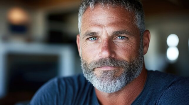 Mature man with thoughtful expression (6)