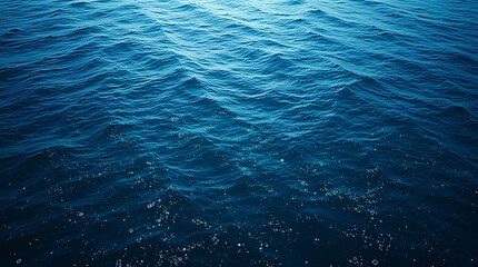 Obraz premium realistic 3d rendering of ocean surface with smooth gentle waves under natural lighting, representing water motion and marine tranquility