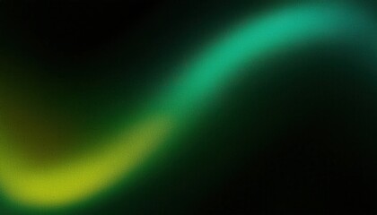 abstract blurred green and yellow light streaks on dark background, soft gradient texture, perfect for background and design

