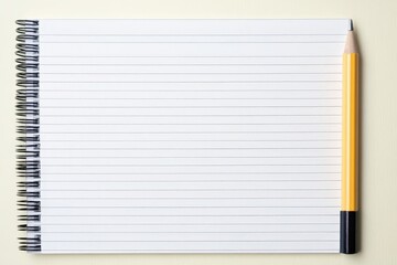 A spiral notebook with a pencil ready for writing notes