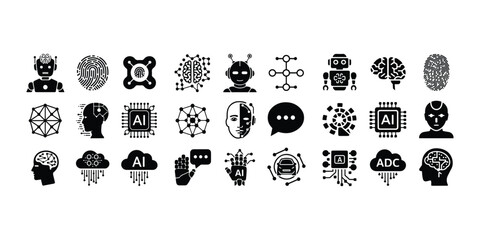 Human brain icon in line style. Editable stroke. Brain and Artificial Intelligence Icons Brain or mind side view flat vector icon for medical apps and websites brain icon
 