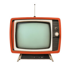 Retro TV Show Vintage Charm on transparent background.