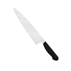vector of kitchen knife used for cutting