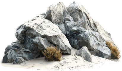 Reef rock landscape, heavy rock formations, underwater rocks, ocean, marine environment, nature PNG, tropical reef, island background, stone texture, isolated background illustration © aura studio