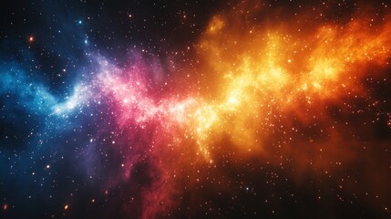 Cosmic Nebula: A Symphony of Colors in the Universe