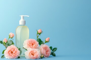 Floral Beauty Product Display