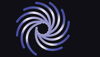 Gradient blue lines with smooth dynamic shapes pattern  abstract vector design elements for backgrounds, patterns, posters and banners. 