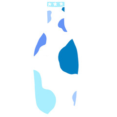Vector illustration of Bottle water