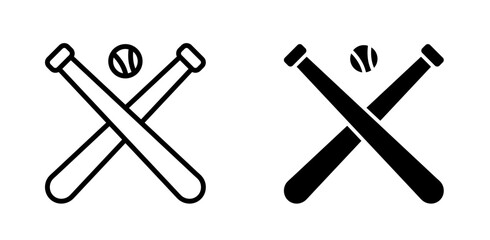 Baseball icons pack. vector illustrations designs