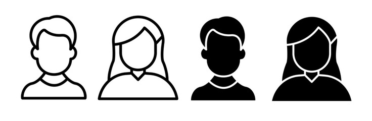 Couple icons pack. vector illustrations designs