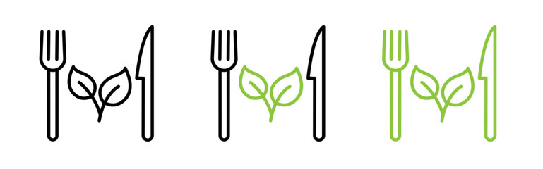 Healthy food icons pack. vector illustrations designs