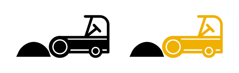 Road construction signs pack. vector illustrations designs