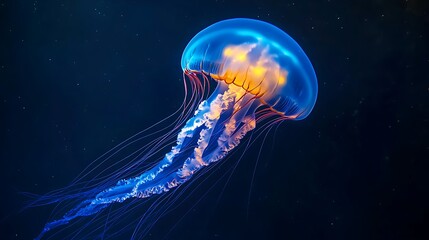 jellyfish in the dark