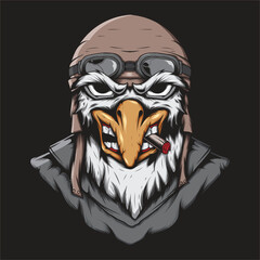 Eagle Head vector illustration