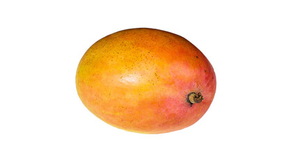 Isolated fresh mango resting ready for summer recipes, cut out (PNG)