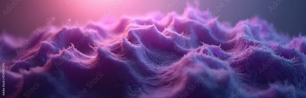 Aufkleber abstract design features purple and violet hues. chaotic and artistic design with flowing, soft, flu