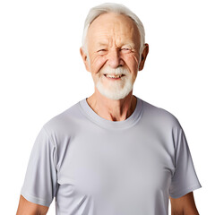 Fit Elderly Man in Sportswear