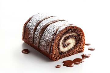 milk chocolate roll cake