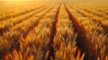 Wheat field in Australia with satellite based irrigation optimizing water use demonstrating how industrial agriculture merges technology with large scale farming