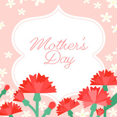 Carnation Heart Gentle Mother Tribute