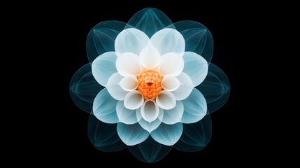 Abstract flower design