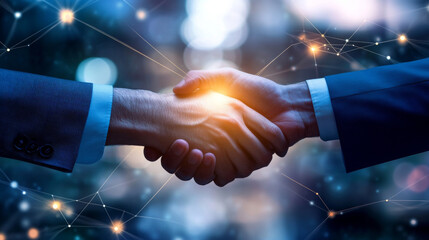 A visual representation of business partnerships, emphasizing corporate networking and collaboration within the professional landscape