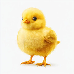 Obraz premium baby chicken on a white background