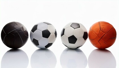 soccer ball on white background