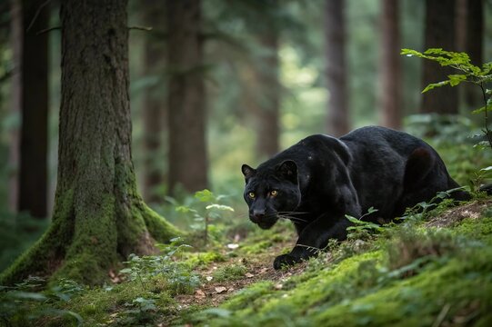 black and white panter