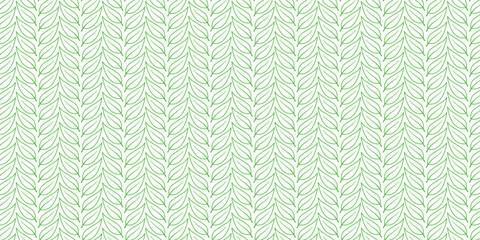 minimalist seamless pattern leaves with outline style. leaf background