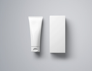 Clean & Professional Cosmetic Packaging Display &ndash; Blank Mockup Set