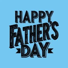 fathers day typography vector illustration 