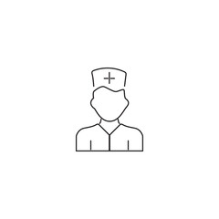 single outline icons doctor related to healthcare and medical. Linier icons collection. editable stroke. Vector illustration
