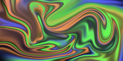 Abstract background with psychedelic vivid colors. Fantastic colorful acrylic stains of painted liquid marble texture for book cover, industrial works and any design.