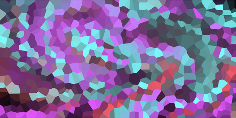 Abstract colorful background with triangles mosaic pattern vector backdrop with hexagons. Multicolored geometric wattled mosaic pattern wallpaper. Colorful polygonal design consist of triangles. 