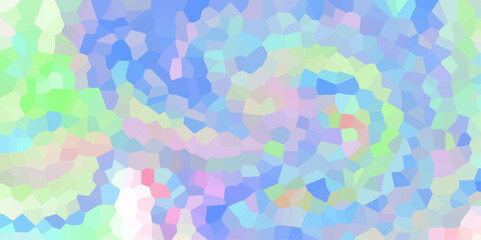 Abstract colorful background with triangles mosaic pattern vector backdrop with hexagons. Multicolored geometric wattled mosaic pattern wallpaper. Colorful polygonal design consist of triangles. 