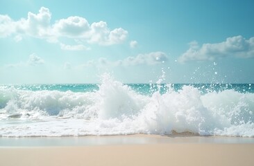 sea waves on the beach