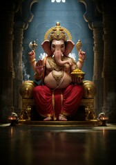 Fototapeta premium Ganpati, Lord Ganesha 