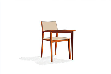 writing desk set with a chair