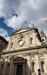 facade of the old building