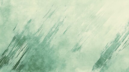Abstract Green Brushstrokes Background Texture
