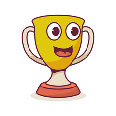 trophy award groovy character