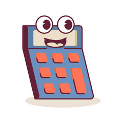 calculator math groovy character