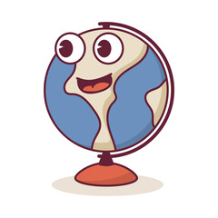 globe geography grovy character