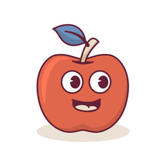 apel fruit groovy character