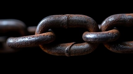 Fototapeta premium Rusty Chain Links