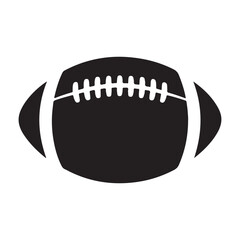 Rugby ball icon. Football game ball icons. Vector illustration eps 10